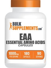 Eaa Capsules 180 Count Essential Amino Acids Bcaa Supplement For Recovery Energy