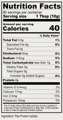 Plant-Based 2 lb Unflavored Pea Protein – Ideal for Smoothies & Baked Goods