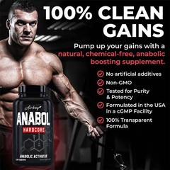 120pcs Anabolic Activator- Muscle Builder,Testosterone Booster, Energy Endurance