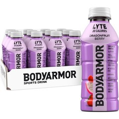 BODYARMOR Lyte Sports Drink Low-Calorie 16 Ounce (Pack of 12), berry
