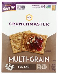 Multi-Grain Sea Salt Crunchmaster Rice Crackers 3.54 Oz 100 G 30G 6 Pack