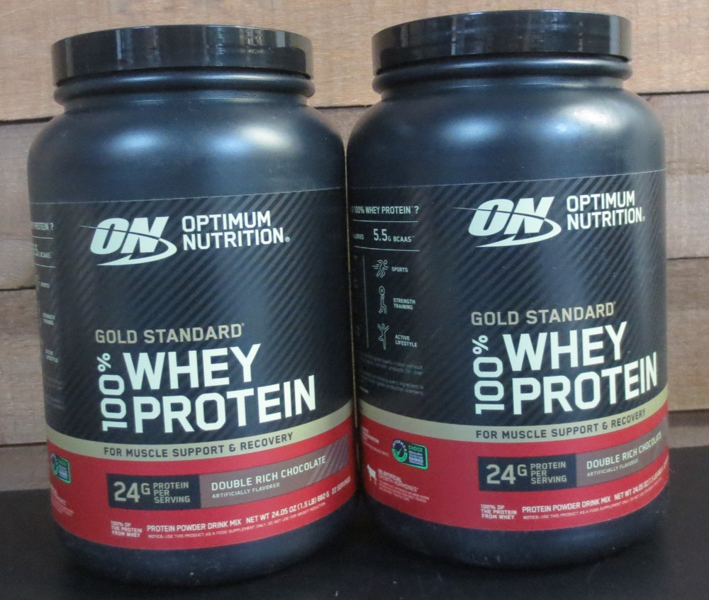 Optimum Nutrition Gold Standard 100% Whey Protein Powder – Double Rich Chocolate