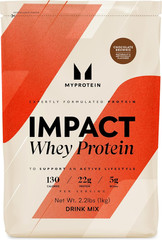 Impact Whey Protein Powder, 2.2 Lbs (32 Servings) Chocolate Brownie, 22G Protein