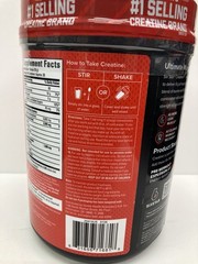 SixStar Creatine X3 Enhance Muscle Performance 8g 2.17lbs Fruit Punch 03/2028