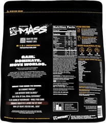 Fit Foods Mutant Mass – Muscle Mass Gainer Triple Chocolate 5 lbs / 2.27 Kg