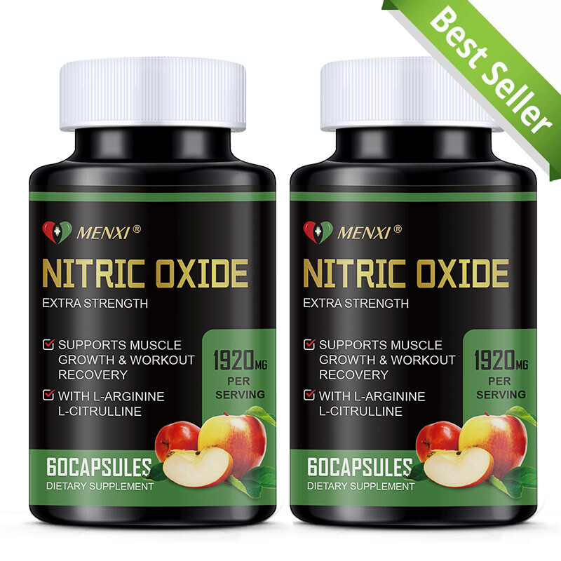 Nitric Oxide L-Arginine Pre Workout+Testosterone Booster,Multivitamin 2 Bottles