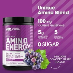 Concord Grape Amino Energy – 30 Servings of Keto-Friendly Focus & Energy Formula