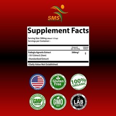 Fadogia Agrestis Extract Powder (Maximum Strength) 10:1 Stem Extract 100g