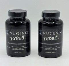 Nugenix Total T New 90 Tablets EXP 07/2026 Total-T Authentic ***Lot of 2***