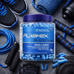 PLASMEX 350 Capsules Anabolic Amino Acids BCAA – Mass & Power – Muscle Growth