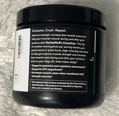 Herbalife Creatine Monohydrate 5.3oz Unflavored to Support Muscle Ex 2/27