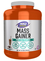NOW Foods Sports Mass Gainer Protein Powder Creamy Chocolate 5.5 Lbs