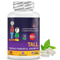 Tall Height – 10+ Development Teens Supplemental For Kids 10+ & Nutritional