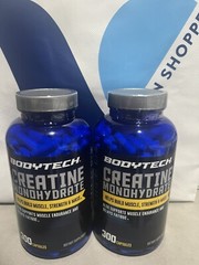 2 Pack. BodyTech 100 Pure Creatine Monohydrate 2250 MG