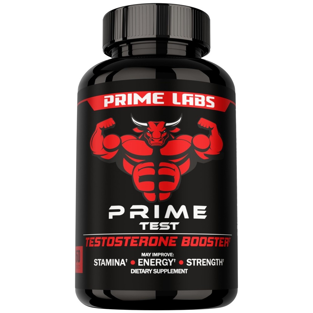 Prime Labs Men’s Testosterone Booster Stamina Endurance Strength 60 Caps 07/27