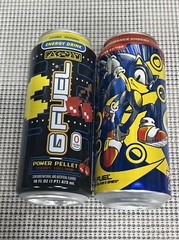 PAC MAN GFUEL Cherry Power Pellet Can + Sonic Sega Peach Rings NEW/UNOPENED