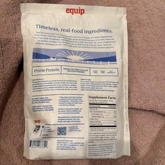 Equip Foods Prime Protein Powder Grass Fed Beef Protein Cookies Cream New 01/28