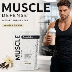 NEW ! Apex Labs Muscle Defense Dietary Supplement, Vanilla – 8.57 oz