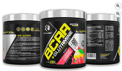 Forzagen BCAA Powder Glutamine 30 Serv Pre Post Workout Raspberry EXP 07/27