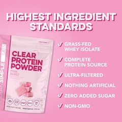 Clear Protein Powder strawberry 🍓🍓🍓