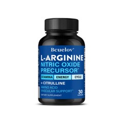 L-Arginine + L-Citrulline Extra Strength Nitric Oxide & Circulation Boost