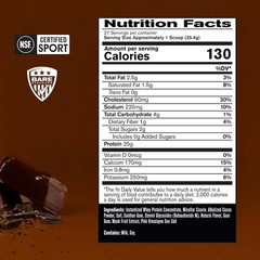 Whey Protein Casein Blend Fudge Chocolate 25g 27 Serv BPN NSF Certified New