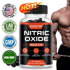 Nitric Oxide Booster Extra Strength Capsules To Supplement Muscle Growth