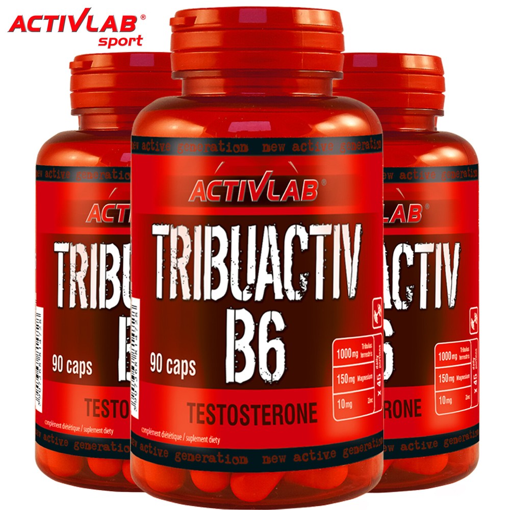 Tribuactiv B6 Supplement – Testosterone Booster Tribulus Terrestris ZMA Anabolic