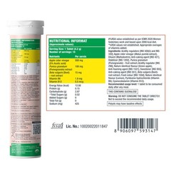 Fast&Up Apple Cider Vinegar Effervescent Tablets Detox 500mg