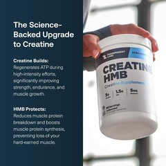 Creatine HMB – Creatine Monohydrate Powder with HMB for Muscle Growth, Increa…