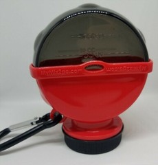 Portable Supplement Powder Storage Container/Funnel Keychain Gym Free Shipping