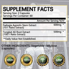 Premium Supplement for Men Supports Muscle Mass, Endurance, Supports Strength