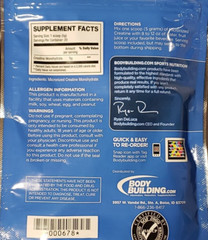 Qty 4 – Bodybuilding.com – Micronized CREATINE – 20 Servs x 4 Packs – Exp 9/2025