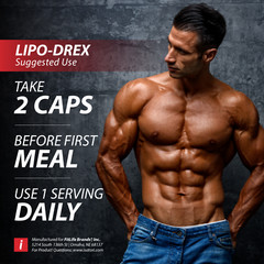 LIPO-DREX Total Body Fat Loss Thermogenic with Muscle Maintenance – 60 Capsules