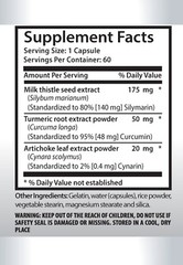 antioxidant anti aging – MILK THISTLE – liver cleanse – 2 Bottles
