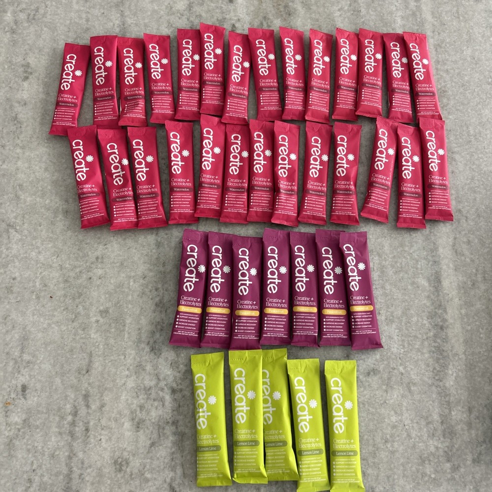 Create Creatine Monohydrate Powder Sticks-39 Variety