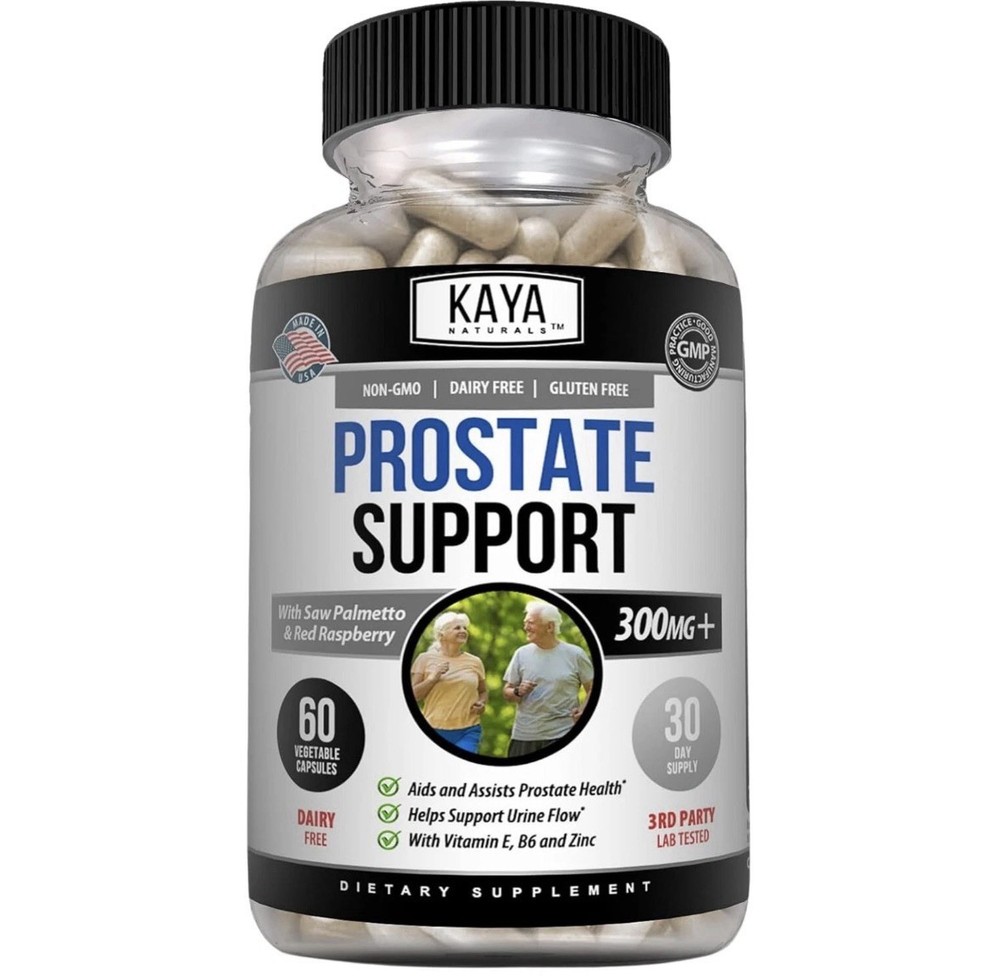 Kaya Naturals Prostate Support – Saw Palmetto, Potent 60 Count (Pack of 1)