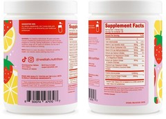 Wellah Creatine + Electrolytes Powder – Strawberry Lemonade – 30 Servings