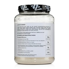 Naked Vanilla Whey Isolate Protein, Grass-Fed, 24 Servings
