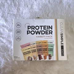 Clean Simple Eats Protein Powder Variety Pack 10 Stick Packs Whey 11.9oz