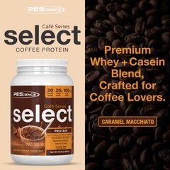 PEScience Select Cafe Protein Coffee Flavored Powder, 1.24 Pound (Pack of 1)