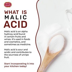 Spicy World Malic Acid Powder 1.75 LB (28oz) – Food Grade, Crystals, Tart Flavor