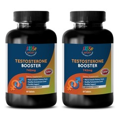 Natural Testosterone Booster 742 for Male & Female (2 Bottles)