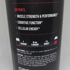 JOCKO FUEL Creatine Monohydrate Powder Unflavored 16oz Muscle Strength
