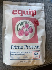 (FREE SHIPPING) Equip Prime Protein Grass-Fed Beef Isolate Powder
