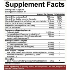 5% Nutrition POST GEAR Post Cycle Therapy 240 caps TEST BOOSTER