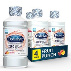 Electrolyte Water Zero Sugar 1L Pack of 4 Hydrating Sports Drink Fruit Punch
