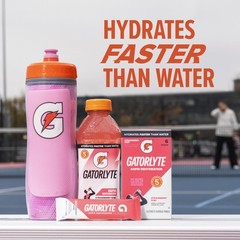 Gatorlyte Rapid Rehydration Electrolyte Beverage, 0.53 Ounce (Pack of 18)
