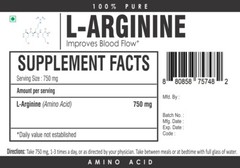 L-Arginine Powder, Nitric Oxide Booster for Muscle Growth & Pump, 100% Pure