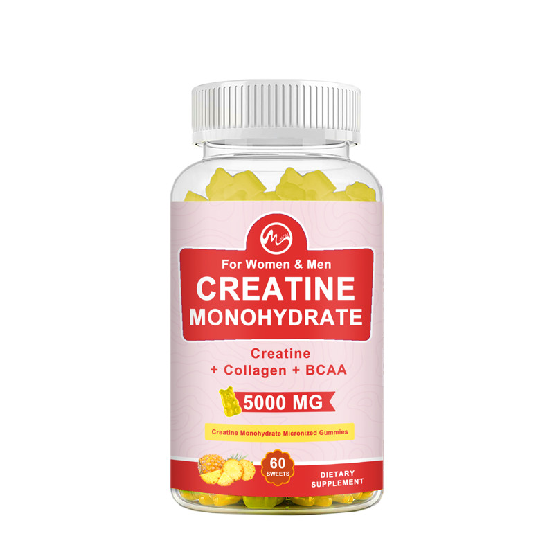 Creatine Monohydrate Gummies for Men & Women Muscle Power & Endurance Boosts